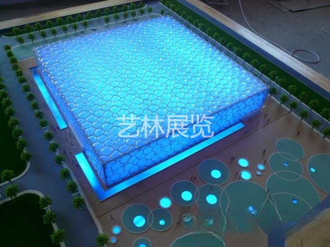 投标模型水立方