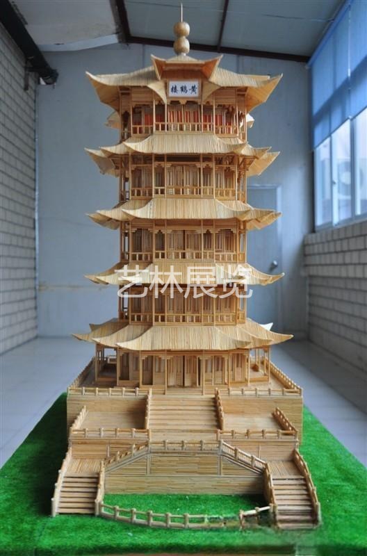 仿真古建黄鹤楼模型