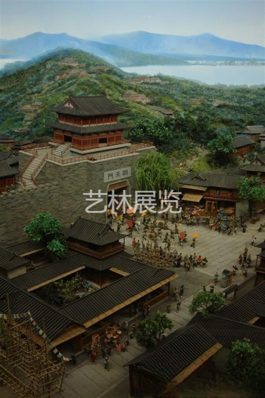 仿真古建沙盘2