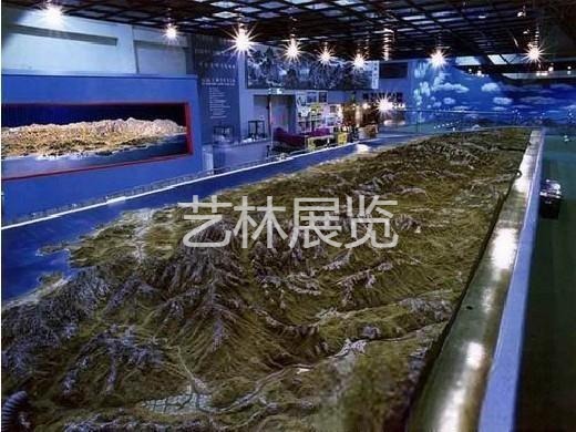玻璃钢仿真山形沙盘